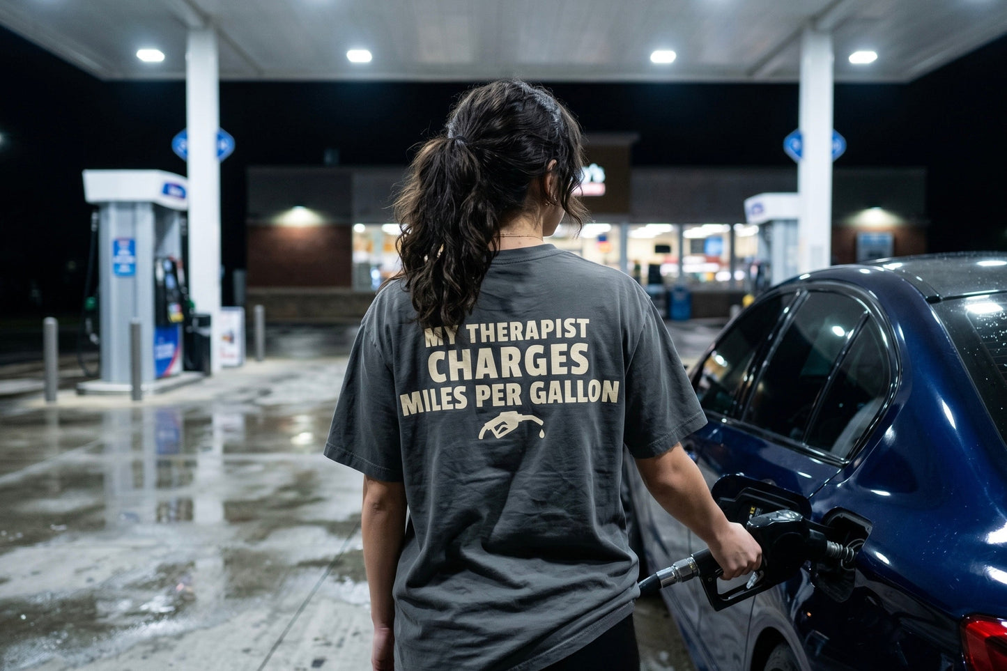 Miles Per Gallon Heavyweight Tee