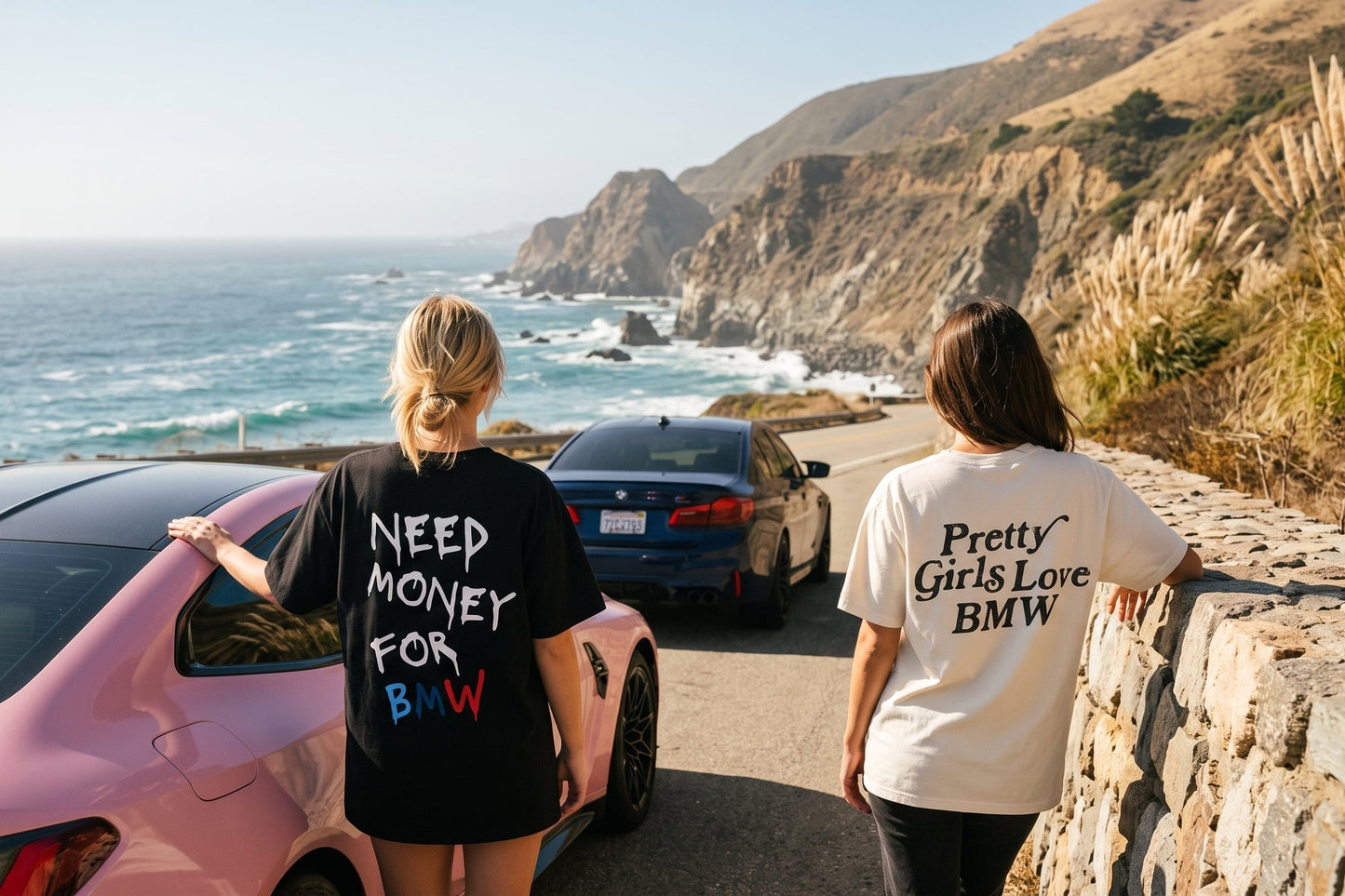 Pretty Girls Love BMW Heavyweight Tee